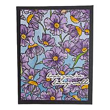 Diamond Press Birthday or Floral Cling Rubber Stamp Kit