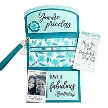 Diamond Press Clutch Gift Card Stamp, Die & Stencil Kit