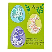 Diamond Press Easter Garden Die and Stamp Kit