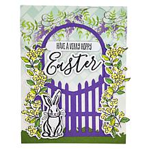 Diamond Press Easter Lattice Stamp, Die and Stencil Kit