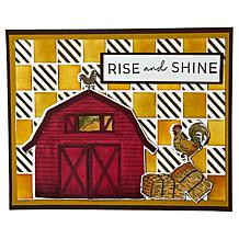 Diamond Press Farm Life Stamp, Die and Stencil Set