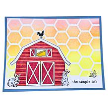 Diamond Press Farm Life Stamp, Die and Stencil Set