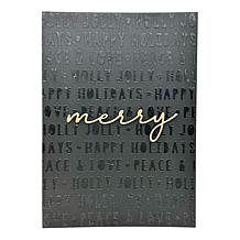 Diamond Press Happy Holidays Clear Texture Paste & Set of 6 Stencils