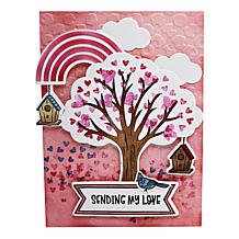 Diamond Press In Every Season Stamp, Die and Stencil Set