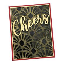 Diamond Press Mosaic Clear Texture Paste and Stencil Kit