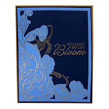 Diamond Press Nouveau Florals Stamp and Die Kit