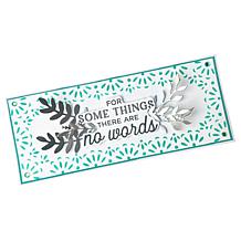 Diamond Press Slimline and A2 Flourish Border Stencil Kit Set of 12