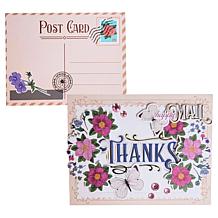 Diamond Press Spring Post Card and Die-Cuts Kit