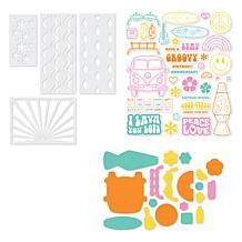 Embossing Folders Set 1 Mum/Lattice