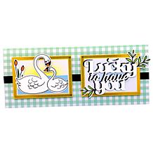 Diamond Press Swan Lake Stamp and Die Kit