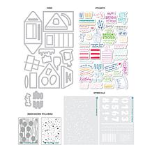 Diamond Press Teal Bitty Marquise Die-Cutting Machine Kit - Auto-Ship