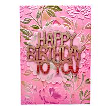 Diamond Press Thank You 3D Embossing Folders - Set of 3