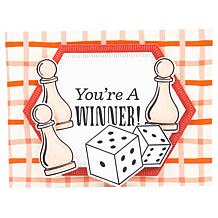 Diamond Press You're a Winner Stamp, Die and Stencil Kit