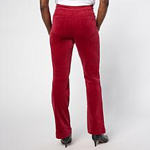 Diane Gilman Stretch Velveteen Baby Bootcut Pant