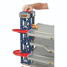 Dickie Toys Parking Garage Playset With 4 Die-Cast Cars And Die-Cas...