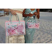 DiFerdinando Embroidered Love from the Tropics Tote Bag