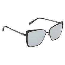 Diff Eyewear Grace Oversized Mirrored Cat-Eye Sunglasses