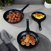 DiNA Helix Nonstick Ceramic Frying Pan 8", Recycled Aluminum