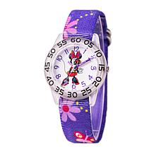 Disney Frozen 2 Anna and Elsa Kids' Purple 3D Strap Time Teacher Watch -  20250951