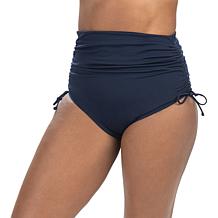 Dolfin Womens Aquashape Solid Adjustable High Waist Brief