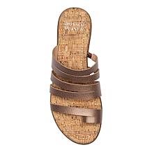 Donald Pliner Grinda Strappy Leather Toe Loop Sandal