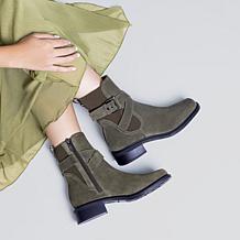 Donald Pliner Mathilda Suede Moto Bootie