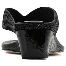 Donald Pliner Vylette Hooded Thong Mini Wedge Sandal