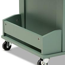 Dorthy Two-tone Wood Kitchen Storage Cart