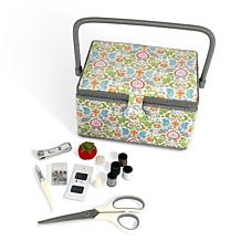 Dritz Sewing Basket Essentials Kit - 10" x 7.5" x 6"