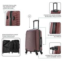 DUKAP Adly 20" Lightweight Hardside Spinner Carry-On Suitcase