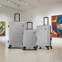 DUKAP Discovery 3-Piece Lightweight Hardside Spinner Luggage Set