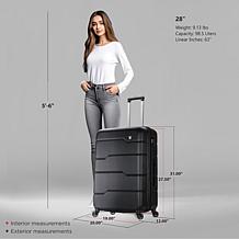 DUKAP Rodez 28" Lightweight Hardside Expandable Spinner Suitcase