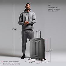 DUKAP Stratos 28" Lightweight Hardside Spinner Suitcase