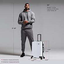 DUKAP Stratos Lightweight Hardside 24" Spinner Luggage