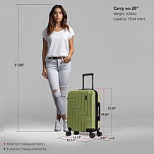 DUKAP Zahav 20" Carry-On Lightweight Hardside Spinner Suitcase