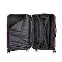 DUKAP Zonix 3-Piece Hardside Expandable Spinner Luggage Set