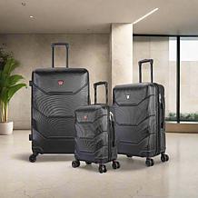 DUKAP Zonix 3-Piece Hardside Expandable Spinner Luggage Set