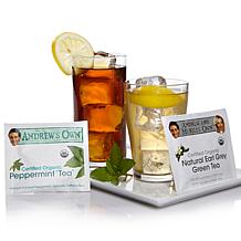 Earl Grey Green Tea AND Peppermint Tea - 30 + 30