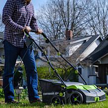Earthwise DT71613AA 13-Amp 16" Corded Dethatcher w/ Scarifier and Bag