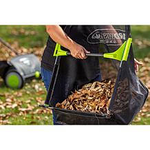Earthwise LSW70021 21" Manual Push Rake Lawn Leaf Sweeper