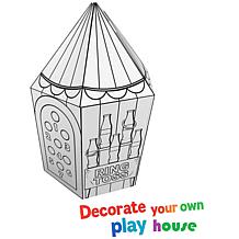 Easy Playhouse Carnival Tent Kids DIY Art and Crafts Activity