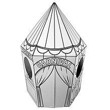 Easy Playhouse Carnival Tent Kids DIY Art and Crafts Activity