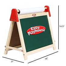 Easy Playhouse Wooden Table Top Easel for Children