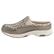 easy spirit Traveltime Leopard-Print Slip-On Clog