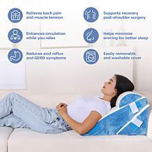 EasyNest Memory Foam Customizable Bed Wedge 3pc Pillow Set