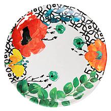 Elama Grace 12-Piece Melamine Dinnerware Set