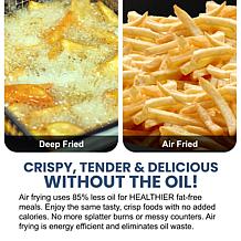 Elite Gourmet 1-Qt Air Fryer - Blue