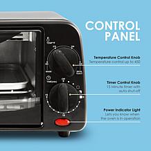 Elite Gourmet 2-Slice Toaster Oven with Timer