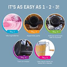 Elite Gourmet 4-Qt. Old Fashioned Pine Bucket Electric Ice Cream Maker