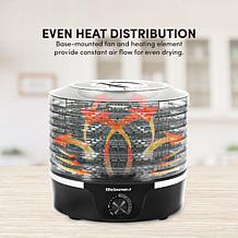 Elite Gourmet 5-Tier Food Dehydrator with Adjustable Temperature Dial